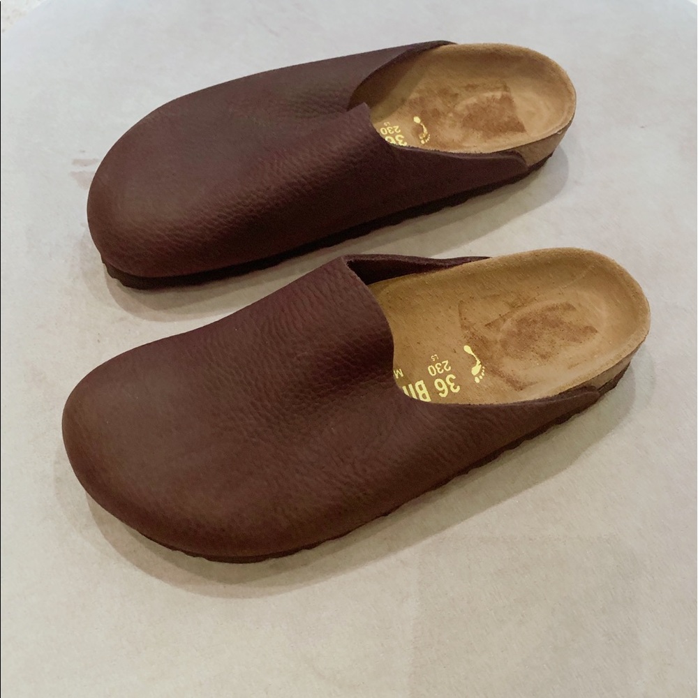Birkenstock Leather Clogs